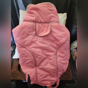 Cute Pink/Grey Large Dog Vest